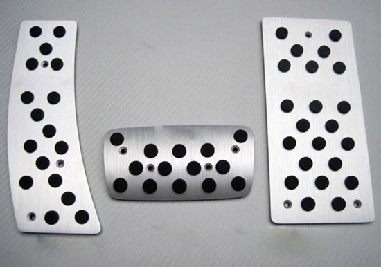 Auto Pedaal Hoesjes - Auto Handpedaal - Sportieve Look - Antislip Oppervlak - 50 x 10 x 10 cm - Zwart