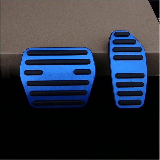 Auto Pedaal Set - Voetsteun Covers - Verbeterde Grip - Antislip Ontwerp - 2 Delig - Blauw
