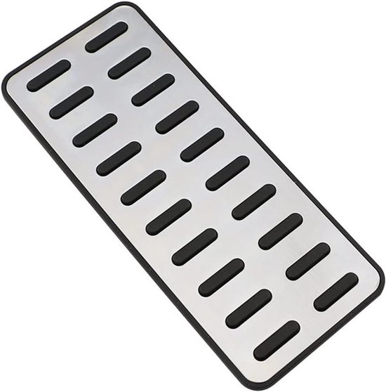 Auto Pedaal Set - Voetsteun Pedalen - Verbeter Rijervaring - Antislip Ontwerp - 300 Gram - Zilver