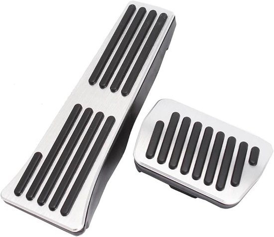 Auto Pedaalbekleding - Pedaal Covers - Verbeter Rijervaring - Antislip Ontwerp - Set van 2 - Aluminium