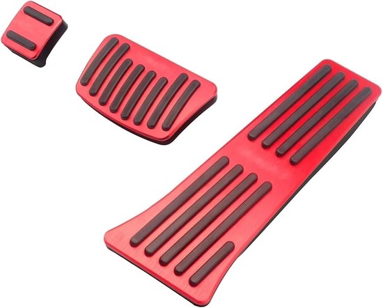 Auto Pedaalhoezen - Antislip Pedalen - Verbeterde Grip - Aluminium Rubber - Standaard Maat - Zwart
