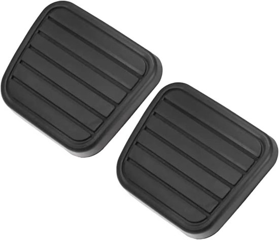 Auto Pedaalhoezen - Rem Koppeling - Veiliger Rijden - Antislip Oppervlak - 2 Stuks Set - Zwart