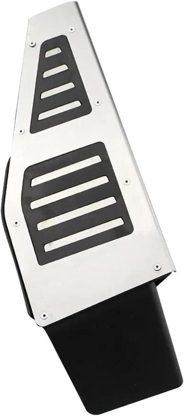 Auto Pedaalhoezen - Sport Pedaal Set - Interieur Upgrade - Anti-slip Ontwerp - 3 Delig - Zilver Zwart