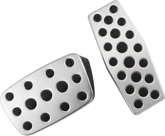 Auto Pedaalhoezen - Vervangende Pedalen - Verbeterde Grip - Antislip Rubber - 2 Stuks - Zwart