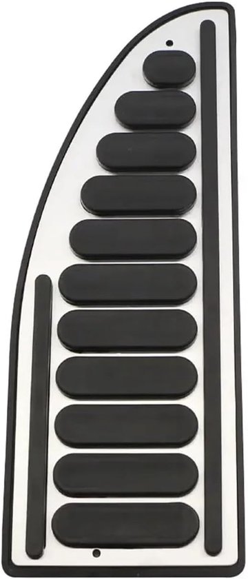 Auto Pedaalhoezen - Voetpedaal Covers - Veilig Rijden - Verbeterde Grip - Set van 3 - Zilver