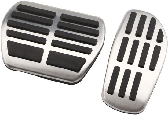 Auto Pedaalhoezen - Voetpedalen Remmen - Veiliger Rijden - Antislip Rubber - 1 x 1 x 1 cm - Zwart