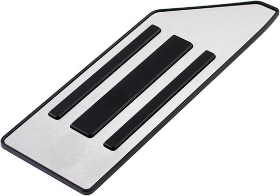Auto Pedaalhoezen - Voetsteun Pedalen - Verbeter Rijervaring - Roestvrij Staal Rubber - Set van 2 - Zwart