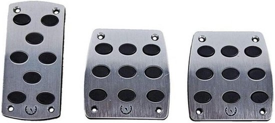 Auto Pedaalset - Sport Pedaal Cover - Verbeteren Rijervaring - Universele Pasvorm - 3 stuks - Aluminium