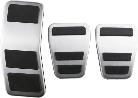 Auto Pedalen Autopedalen Voor Ford Voor Fiesta Mk7 2007 2008 2009 2010 2011 2012 Gas Brandstof Rem Koppeling Pedaal Cover Pads Roestvrijstalen Rempedaal Pad(MT)