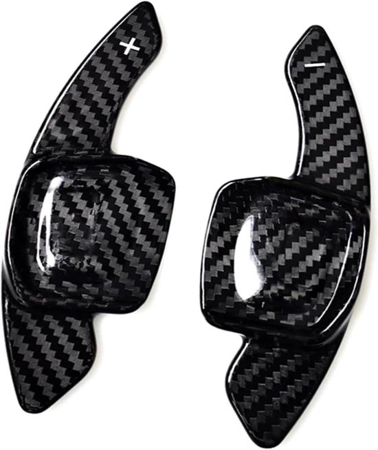 Auto Shift Paddle Blade for Golf 8 MK8 Cc 2020-2023 Koolstofvezel Stuurwiel Paddle Shifters Uitbreiding Interieur modificaties(Carbon Black) van Merkloos