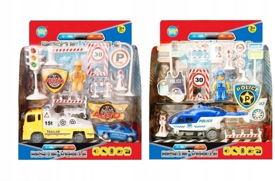 Auto Speelgoed Set Mix - Speelgoed Voertuigen voor Jongens van Merkloos