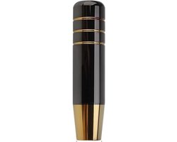 Auto Universele 9 Cm 13 18 Aluminium Zwart Goud Pookknop Racing Handmatige Transmissie Versnellingshendel Met Drie Adapter VersnellingspookVersnellingen Schakelhendel(13CM)