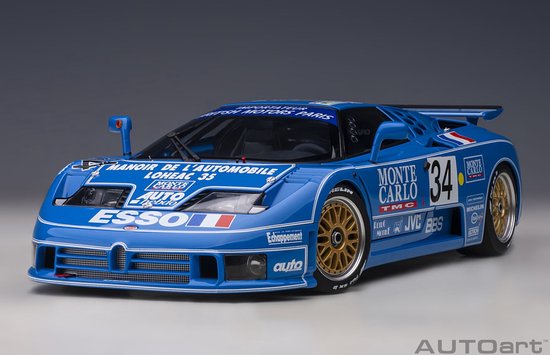 AUTOart 1/18 Bugatti EB100 Le Mans 1994 #34 van AUTOart