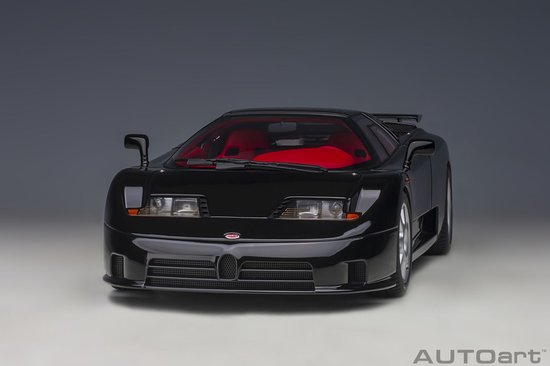 AUTOart 1/18 Bugatti EB110 SS, Nero Vernice van AUTOart