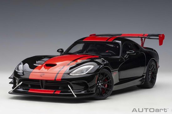 AutoArt 1/18 Dodge Viper 1:28 Special Edition ACR - Zwart van AUTOart