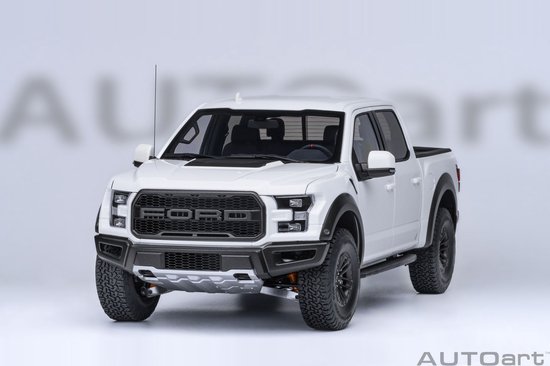 AUTOart 1/18 Ford F-150 Raptor Supercrew - 2019, Oxford White van Merkloos