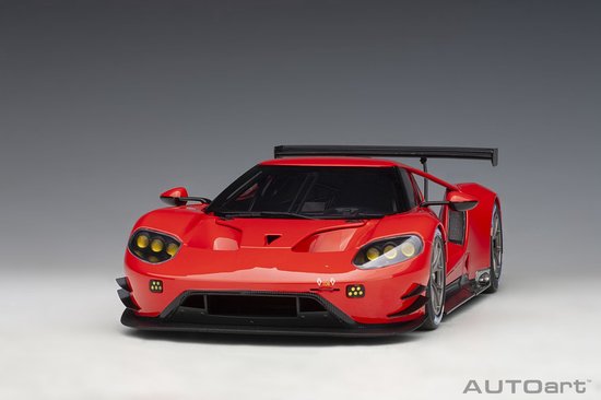 AUTOart 1/18 Ford GT Le Mans, Plain Body Version - Rood van AUTOart
