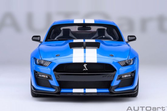 AUTOart 1/18 Ford Mustang Shelby GT500, Grabber Blue van Merkloos