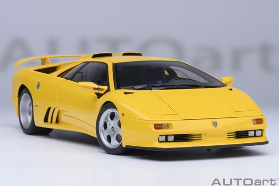 AUTOart 1/18 Lamborghini Diablo SE Jota, Superfly Yellow van AUTOart