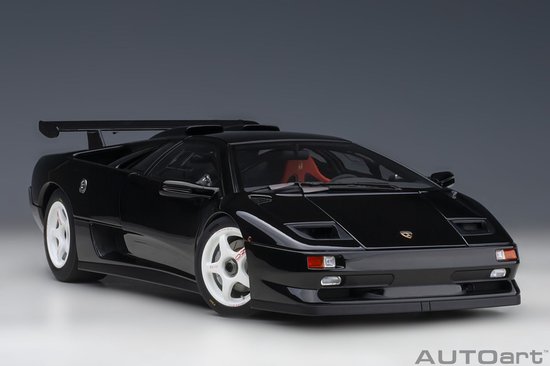AUTOart 1/18 Lamborghini Diablo SV-R, Deep Black van AUTOart