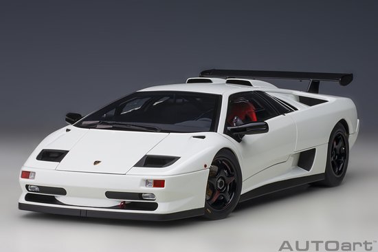 AUTOart 1/18 Lamborghini Diablo SV-R, Impact White van AUTOart