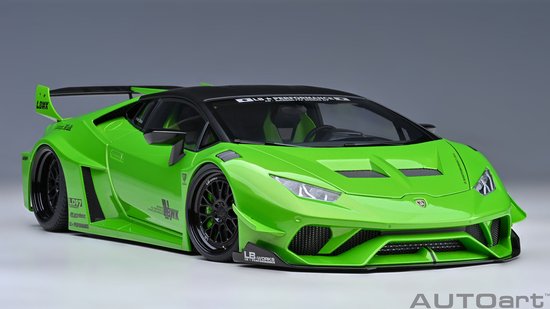 AUTOart 1/18 Lamborghini Huracan Liberty Walk GT 2019, Pearl Green van AUTOart