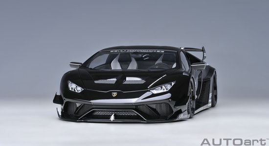 AUTOart 1/18 Lamborghini Huracan Liberty Walk GT 2019, Zwart van AUTOart
