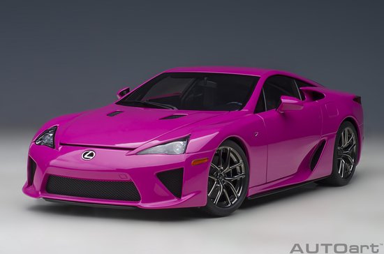 AUTOart 1/18 Lexus LFA, Passionate Pink van AUTOart