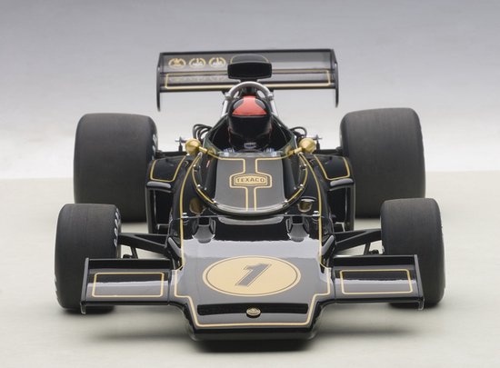 AUTOart 1/18 Lotus 72 E - 1973 #1 Fittipaldi, met figuur van AUTOart