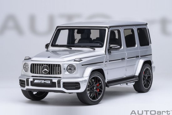 AUTOart 1/18 Mercedes-AMG G63 - 2019, Iridium Silver van AUTOart