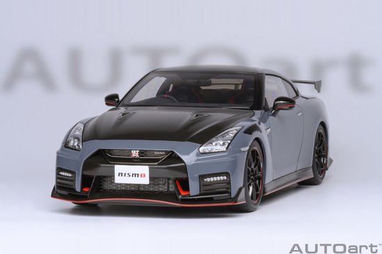 AUTOart 1/18 Nissan GT-R (R35) Nismo 2022 Special Edition, Nismo Stealth Grey van AUTOart