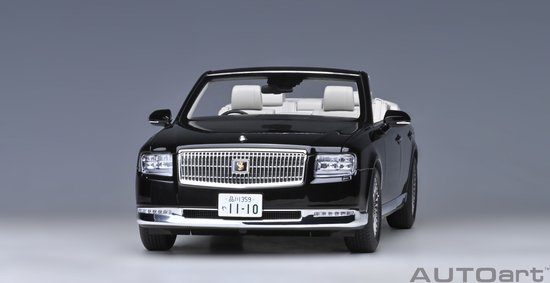 AUTOart 1/18 Toyota Century Convertible, Black van AUTOart