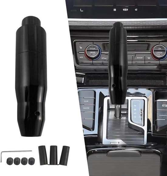 Automatische Schakelknop - Versnellingspook Decoratie - Auto Interieur Upgraden - Pen-Stijl Uiterlijk - 137 x 57 inch - Zwart