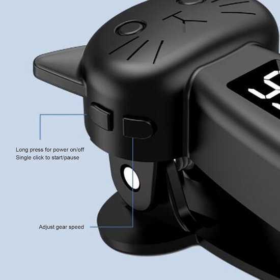Automatische Tapper - Continue Klikker - Gaming en Streaming - 99 Instelbare Snelheden - 4 Maanden Standby - Zwart