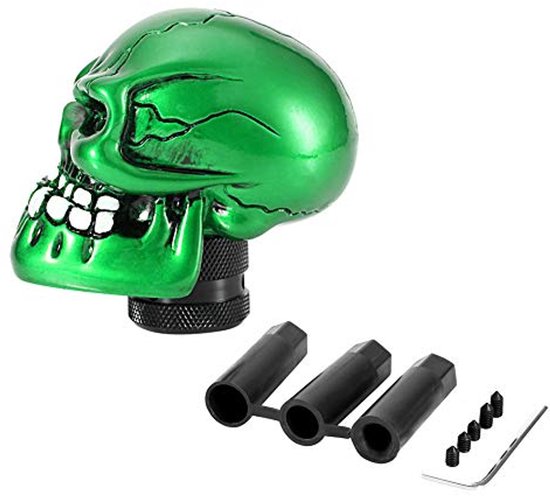 Automatische Versnellingspookknop met Skeletontwerp - Universele Handgreep (Groen)