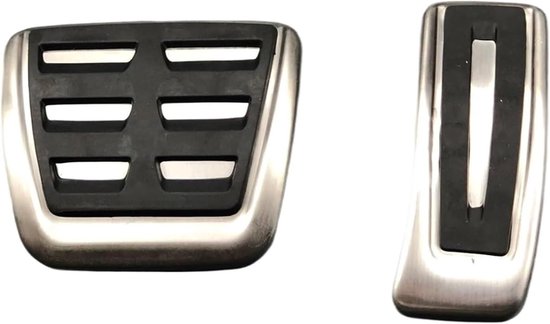 Autopedalen Set - Pedaalhoezen - Verbeterde Grip - Antislip Ontwerp - 2 Stuks - Zilver