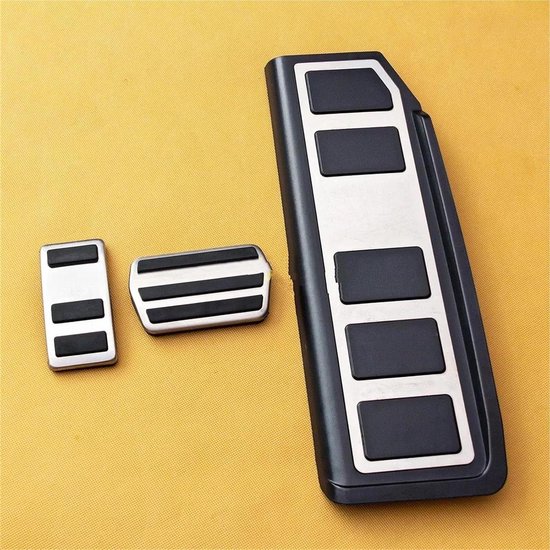 Autovoetsteun Set - Pedaalhoezen - Veiliger Rijden - Antislip Rubber - N.v.t. - Zwart