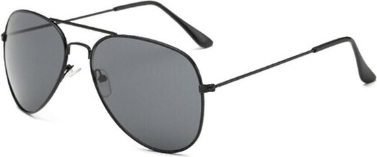 Aviator Zonnebril    Zwart montuur Zwarte Glazen Black on Black van Avia