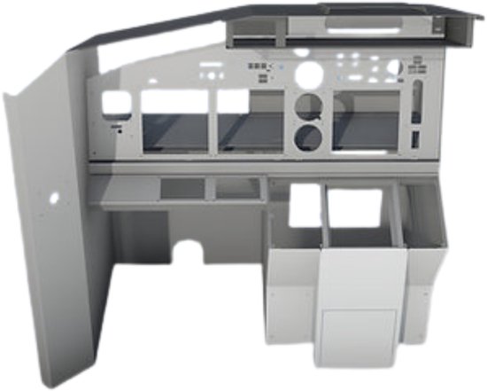 B737 Single Side Captain MIP V2 - For Std TQs -TILLER