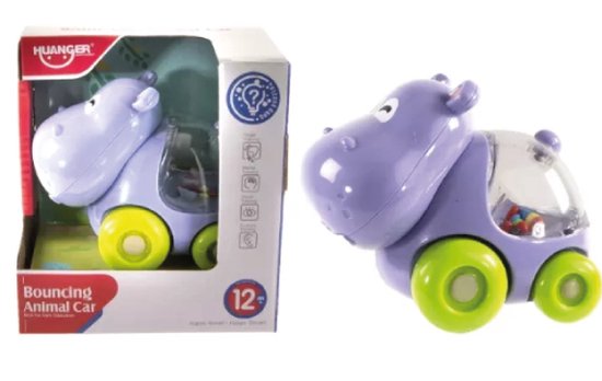 Baby nijlpaard auto 10 cm. van Atlantis