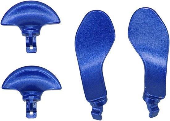 Back Paddles Controller - Achterknoppen Vervanging - Gaming Personaliseren - Roestvrij Staal Materiaal - 4 Stuks - Blauw van Merkloos