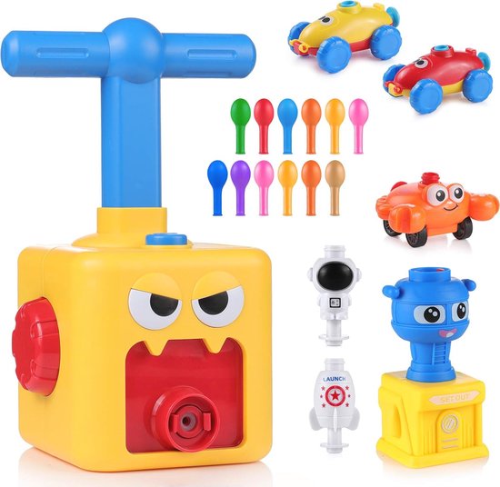 Ballon Aandreven Lancering Auto - 19-in-1 Speelgoed voor Kinderen met Wetenschappelijke Experimenten van Toi-Toys.