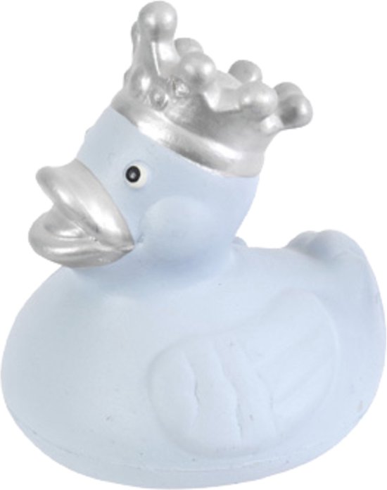BamBam Rubberen Badeend - Blauw - Baby cadeau van BamBam