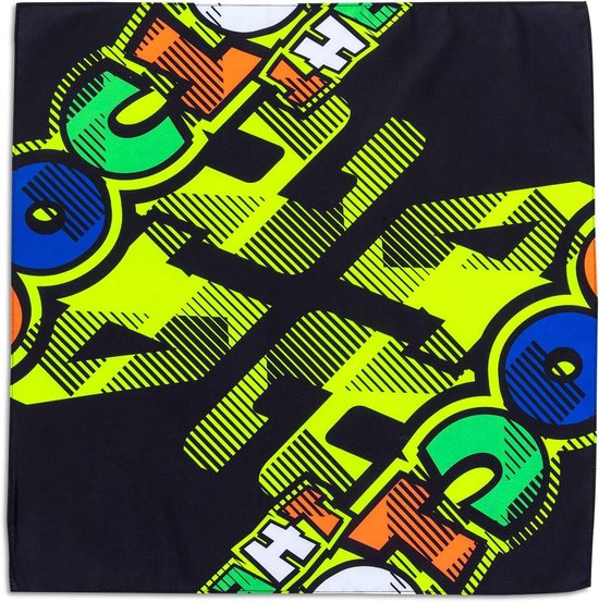 Bandana Unisex - Multifunctioneel Doek - Stijlvol Accessoire - VR46 Classic Collectie - One Size - Multicolor