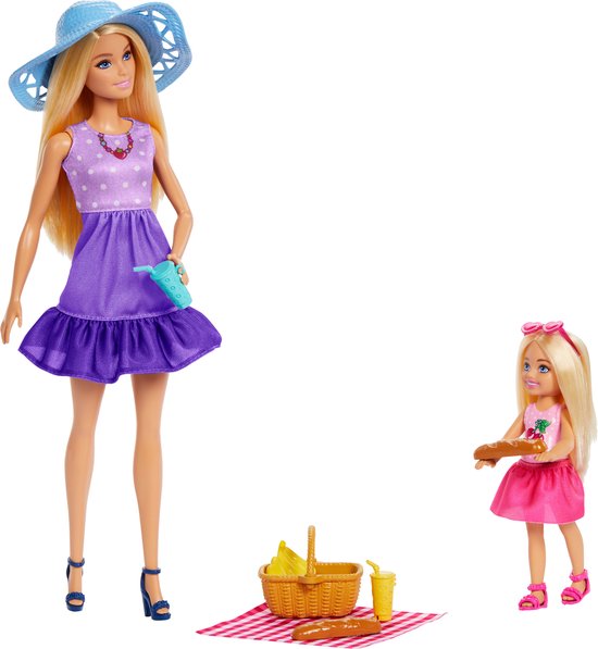 Barbie Malibu Picknickset met Chelsea - Modepop van Barbie