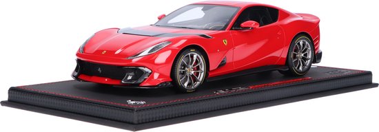 BBR 1/18 Ferrari 812 Competizione - 2021, Rosso Corso 322 *Limited Edition 1/182 exemplaren* van BBR