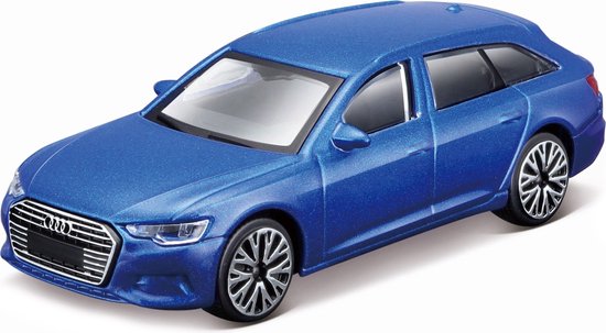 Bburago Audi A6 AVANT blauw schaalmodel 1:43 van Bburago