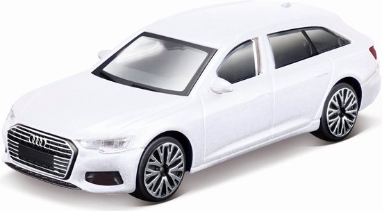 Bburago Audi A6 Avant modelauto schaalmodel 1:43 wit van Bburago