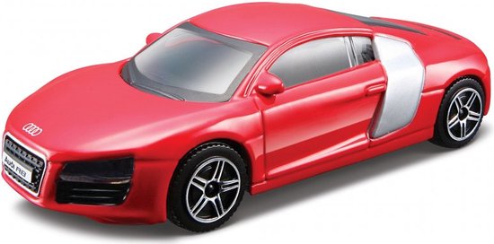 Bburago AUDI R8 2009 rood schaalmodel 1:43 van Bburago
