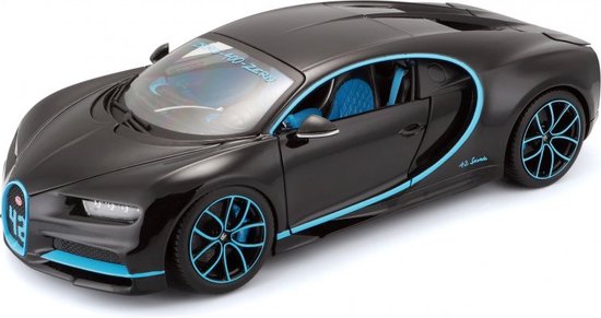 Bburago Bugatti Chiron ZERO-400-ZERO MONTOYA #42 modelauto schaalmodel 1:18 van Merkloos